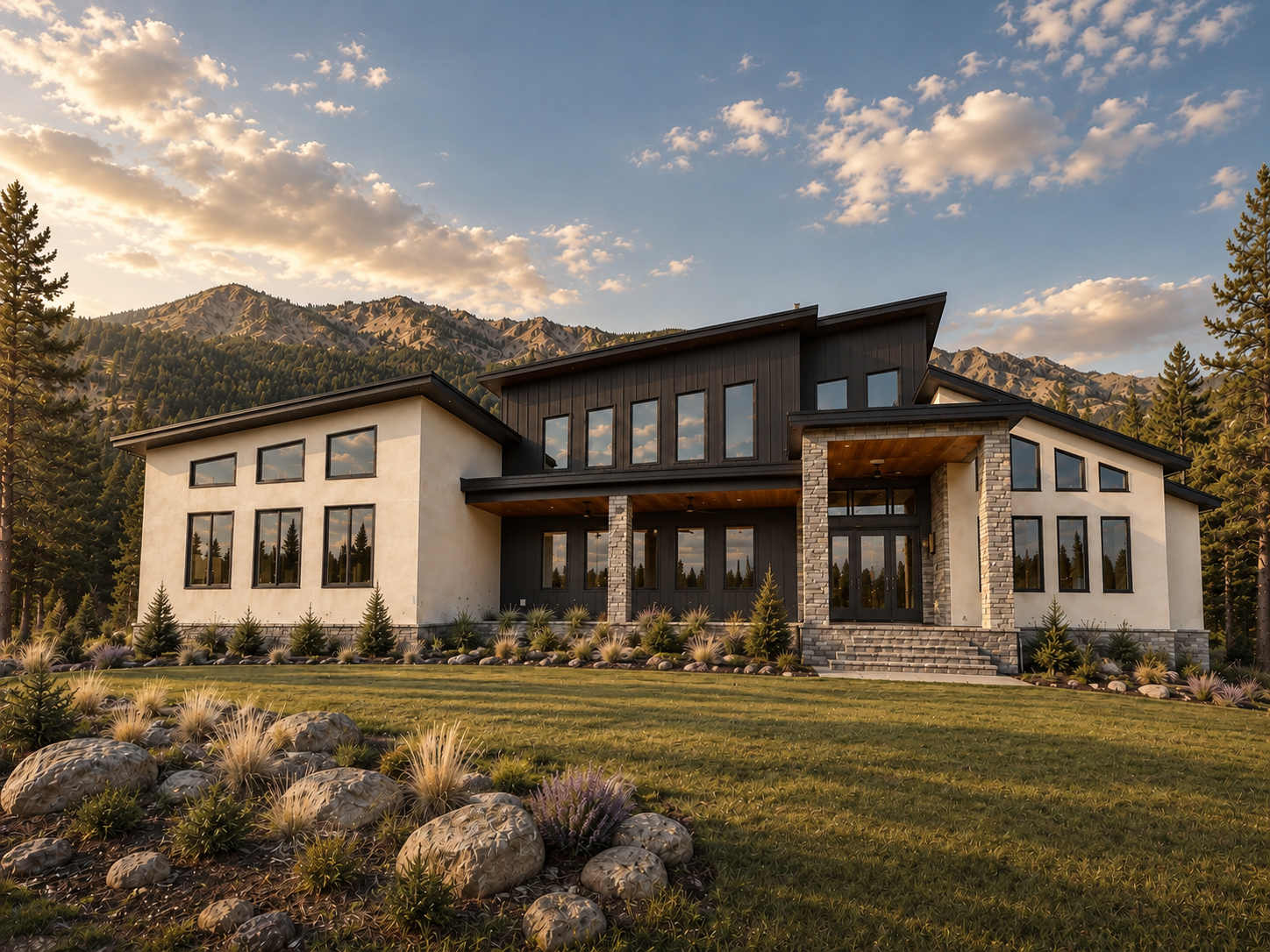 Denali AI-edited residential design visualization