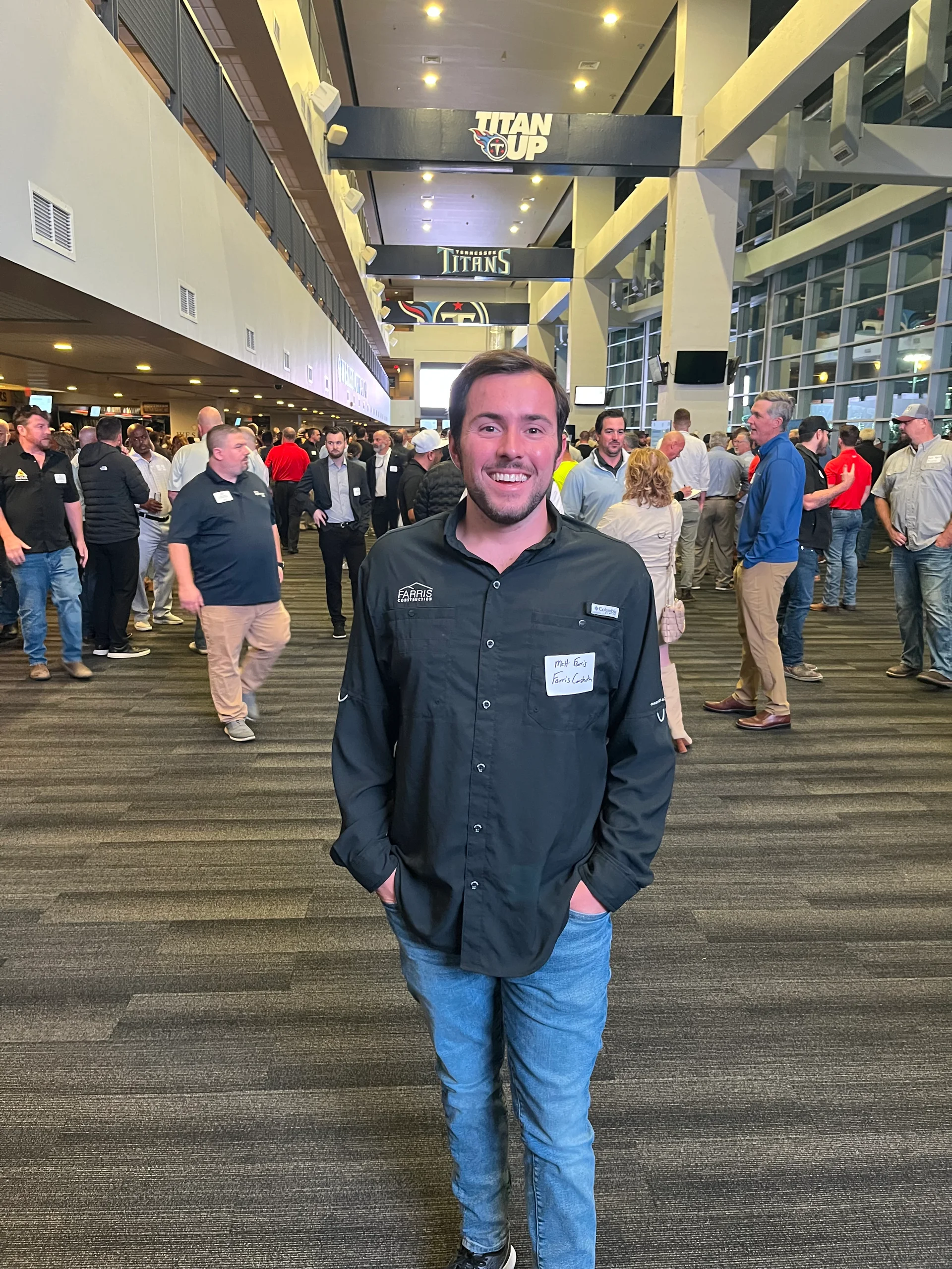 Matt Farris at an industry gathering